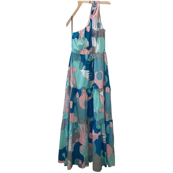 SWF One Shoulder Tiered Maxi Dress sz - Picture 4 of 16